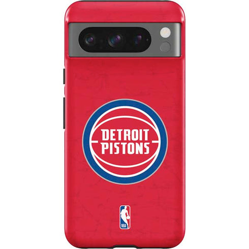 NBA Detroit Pistons Distressed Google Pixel 8 Pro Impact Case